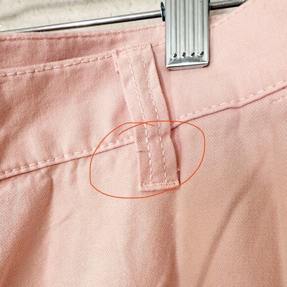 Madewell Garment-Dyed Low-Slung Straight Cargo Pants Pink Size 32 - Picture 12 of 12